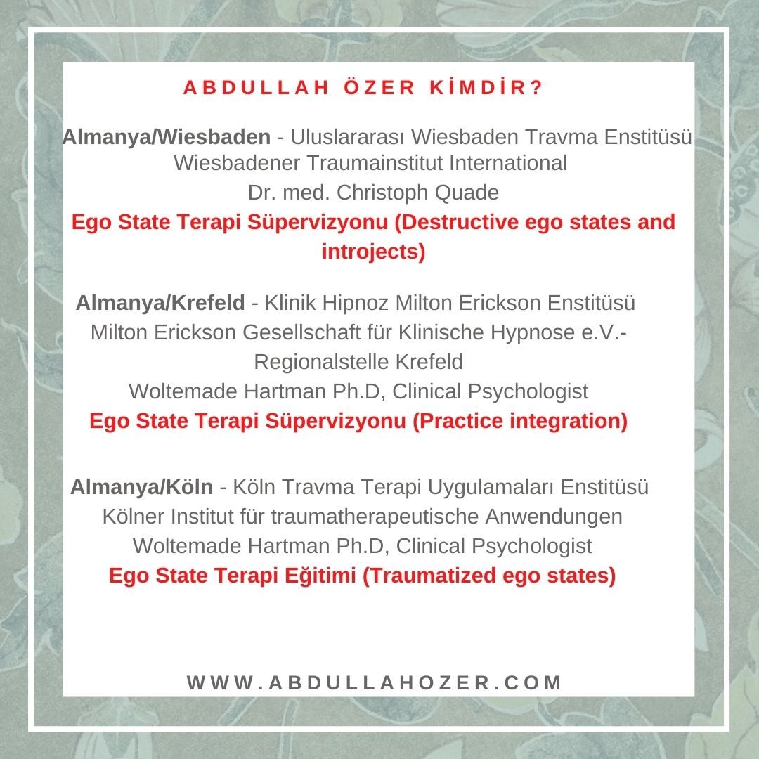 Abdullah ÖZER Klinik Psikoloji